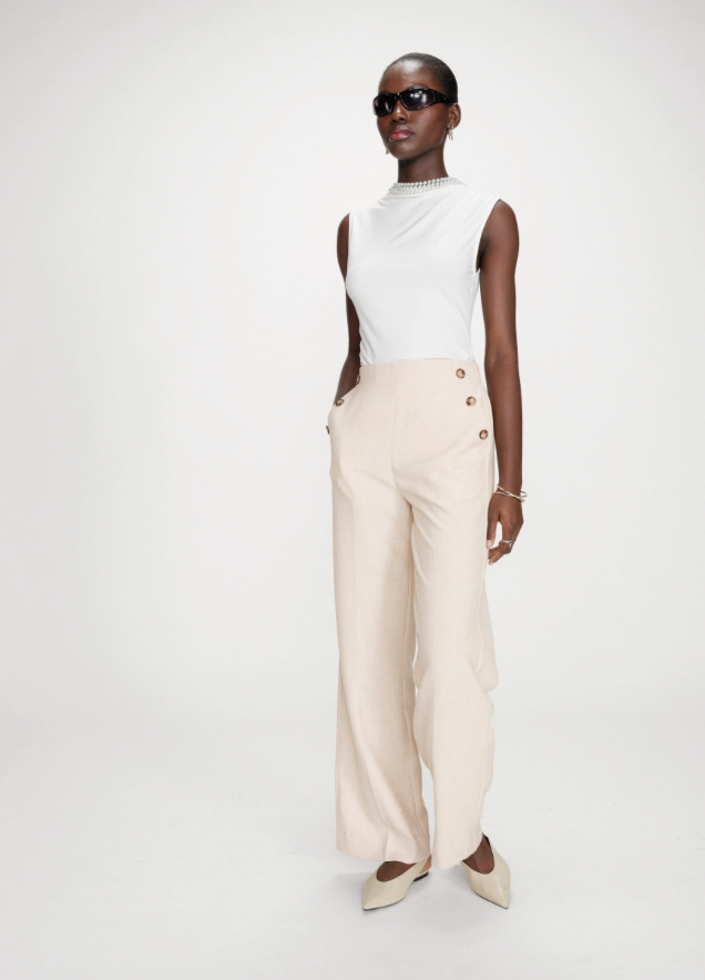 Pantalon tailleur droit - Valigny - Grace & Mila