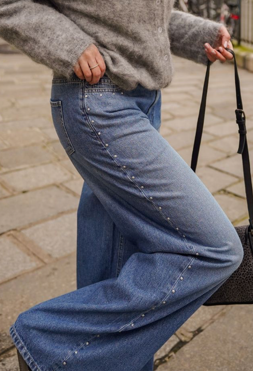 Jean large clouté - Miabell - Pieces