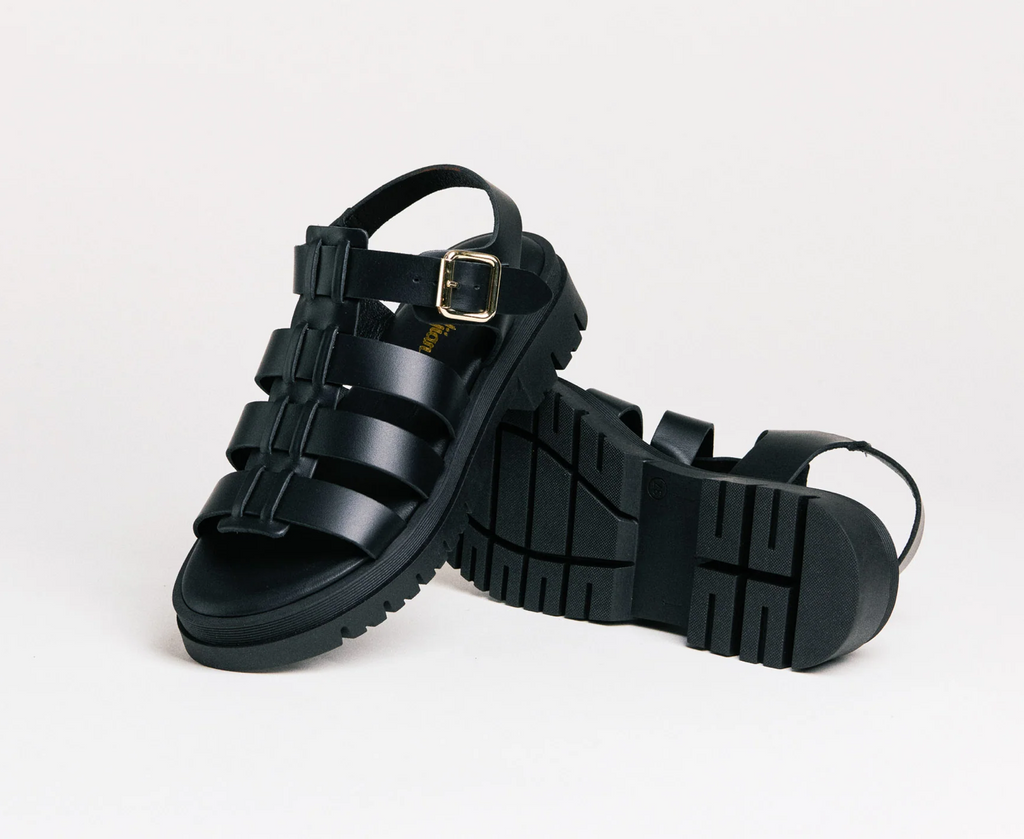 Sandales - Délia en noir - Semerdjan