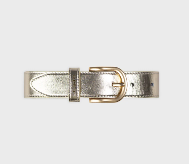 Ceinture dorée cuir glossy - Billybelt