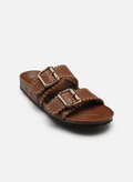 Sandales plates - Arianna en marron - Semerdjan