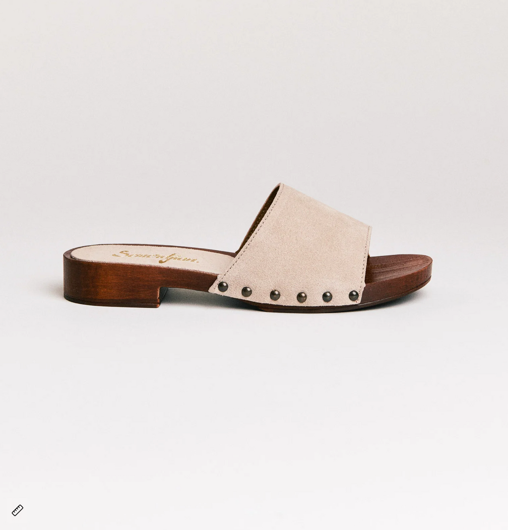 Mules - Iole en beige - Semerdjan