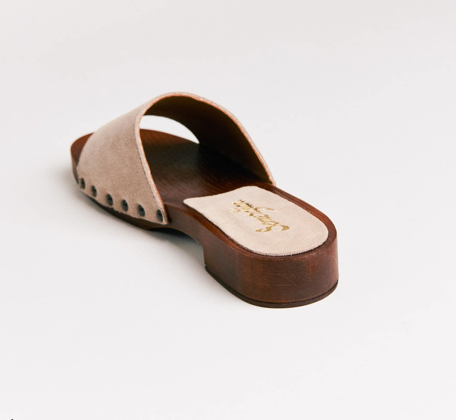 Mules - Iole en beige - Semerdjan