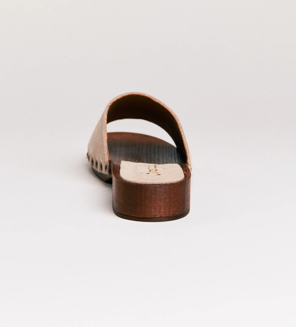 Mules - Iole en beige - Semerdjan