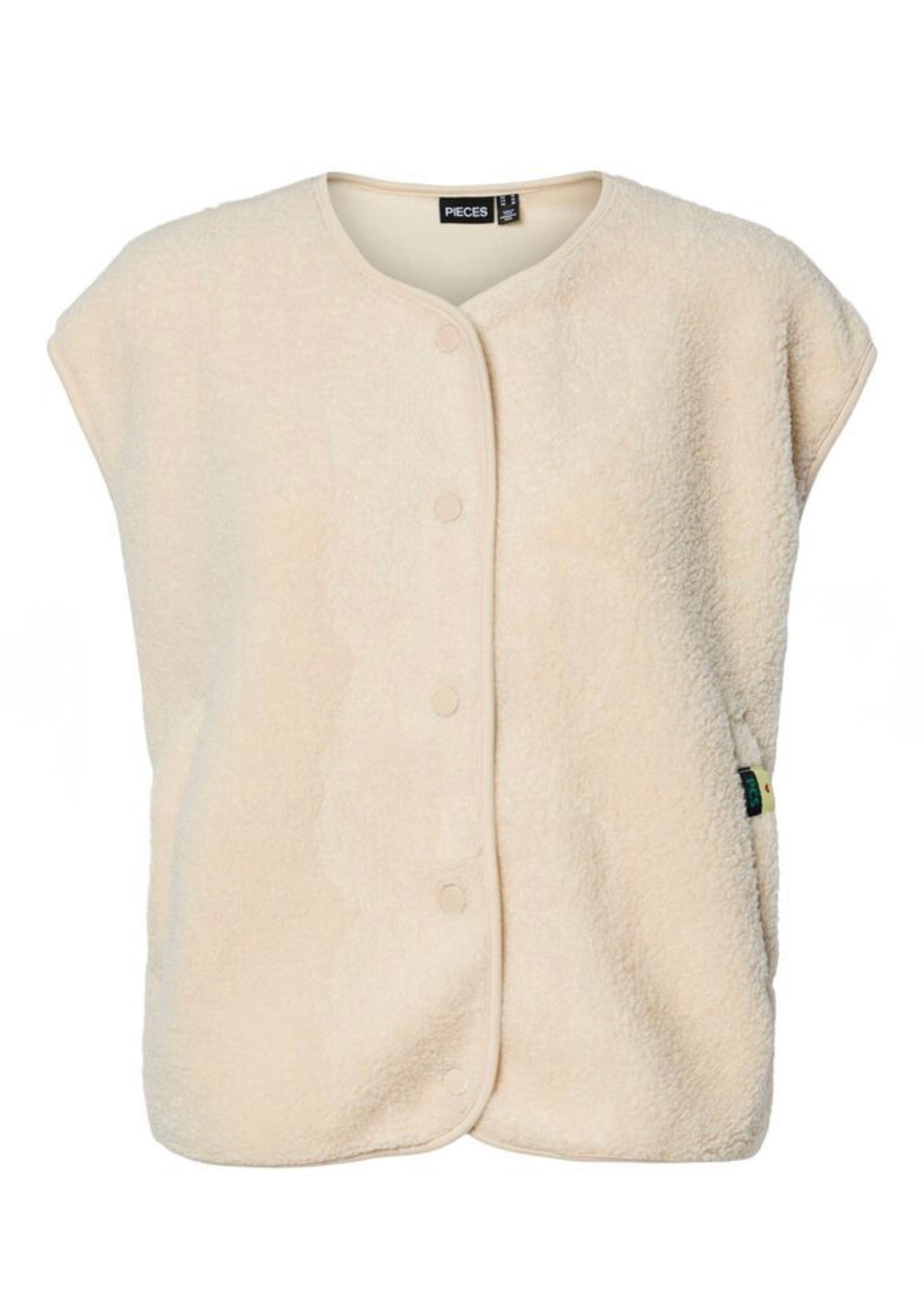 Gilet beige - Katty - Pieces