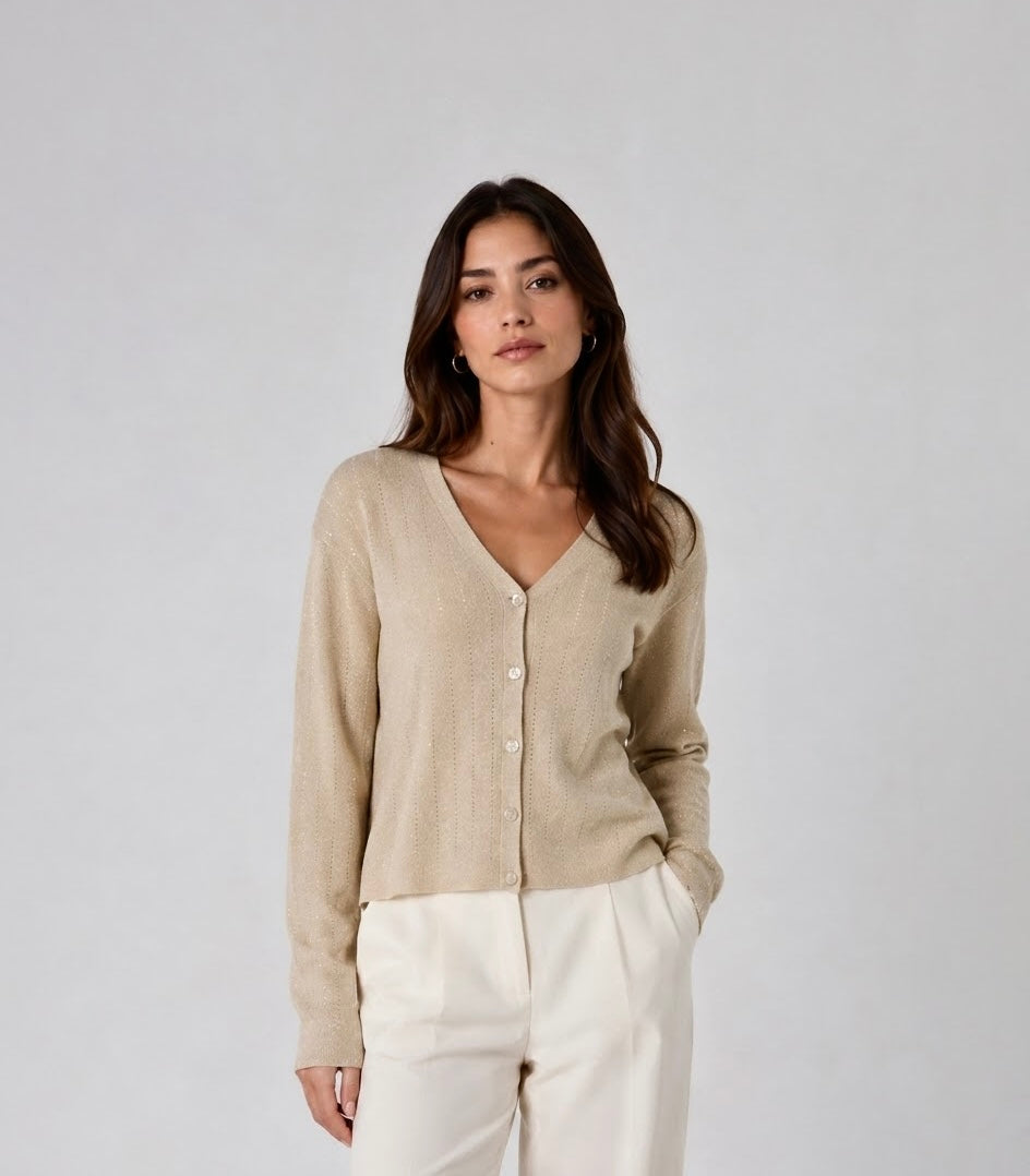 Gilet doré - Salima - Pieces